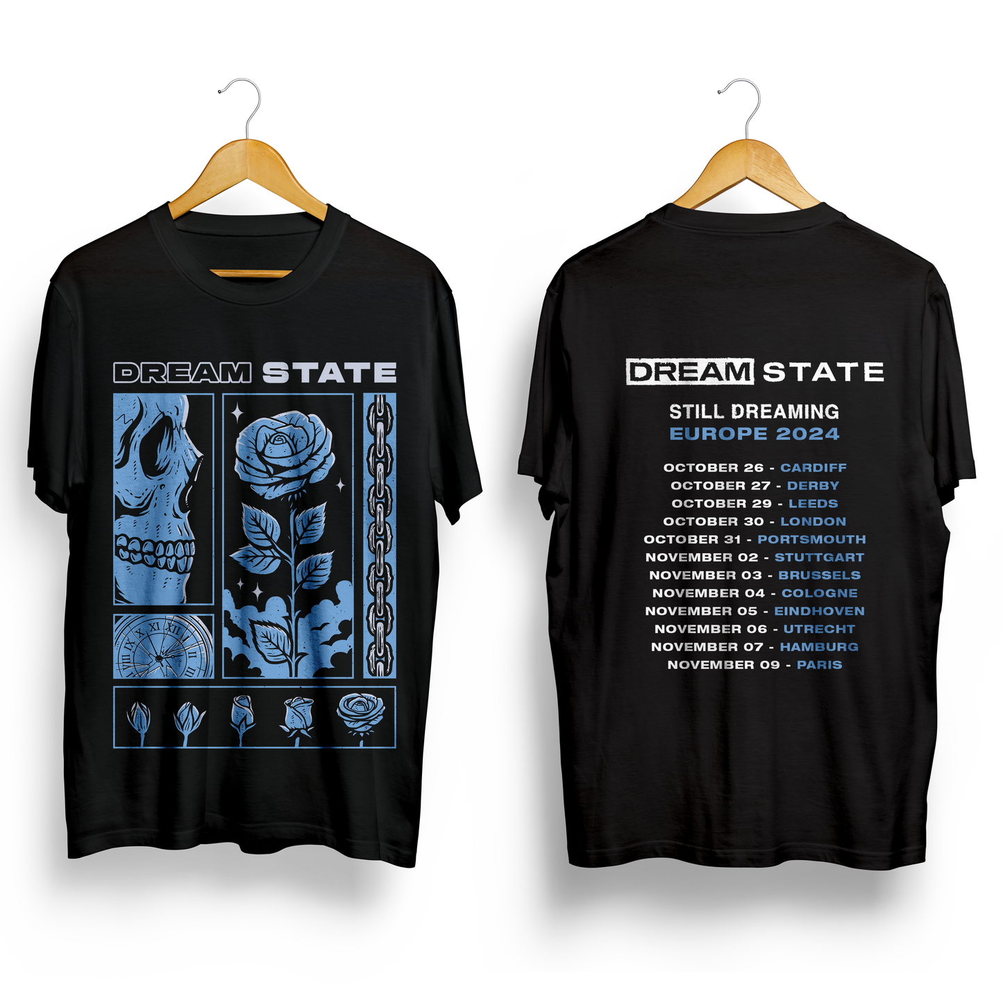 Dream State Winter 2024 Tour Dates T-shirt